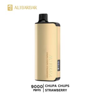 ALIBARBAR INGOT 9000 Puffs Chupa Chups Strawberry